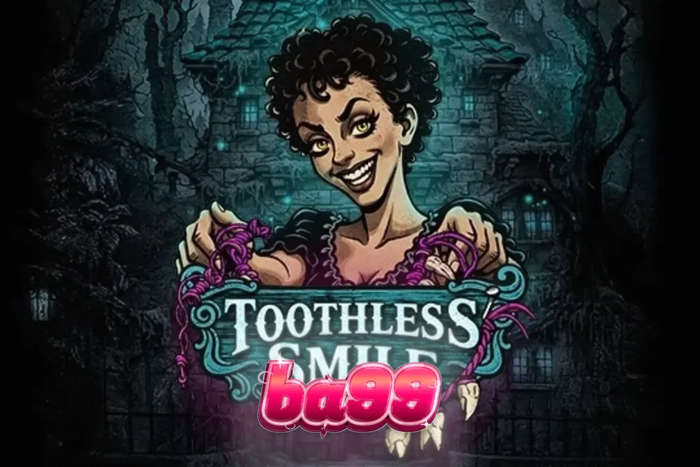 Toothless Smile slot game interface featuring dark gothic dental horror theme